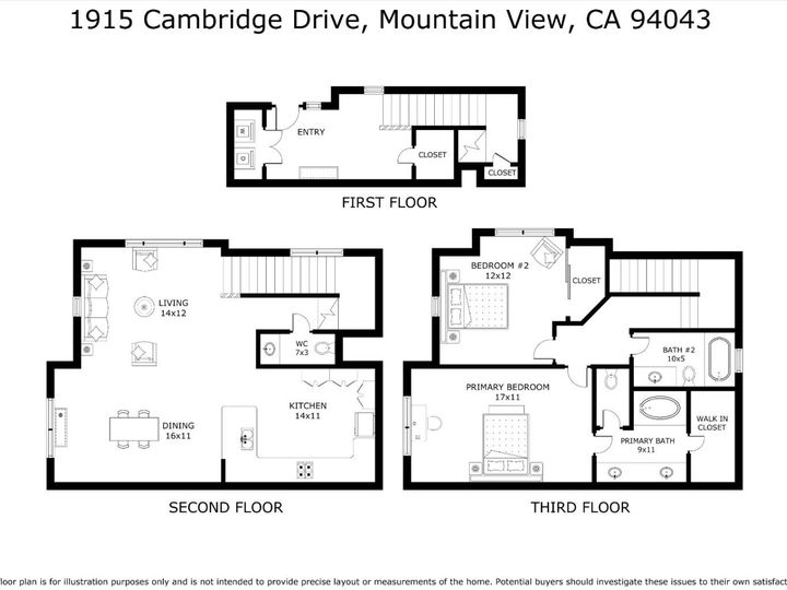 1915 Cambridge Dr, Mountain View, CA, 94043 Townhouse. Photo 35 of 35