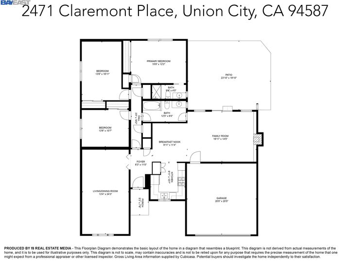 2471 Claremont Pl, Union City, CA | Westview Estates. Photo 34 of 35