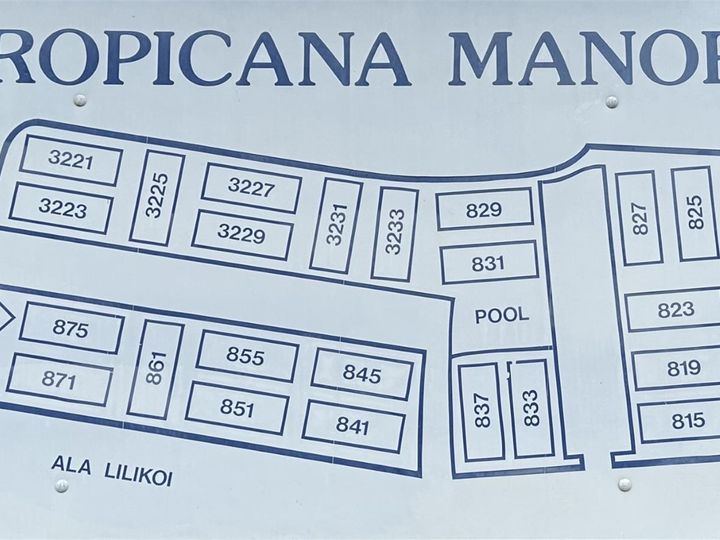 Tropicana Manor-moanalua condo #833/6. Photo 18 of 18